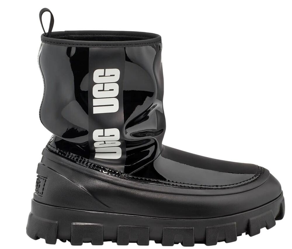 UGG Classic Brellah Mini Black Boot for Women Size 7/eu 38
